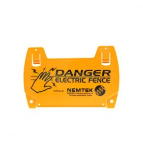 Nemtek Warning Sign For Electric Fence. For sale at FarmAbility South Africa